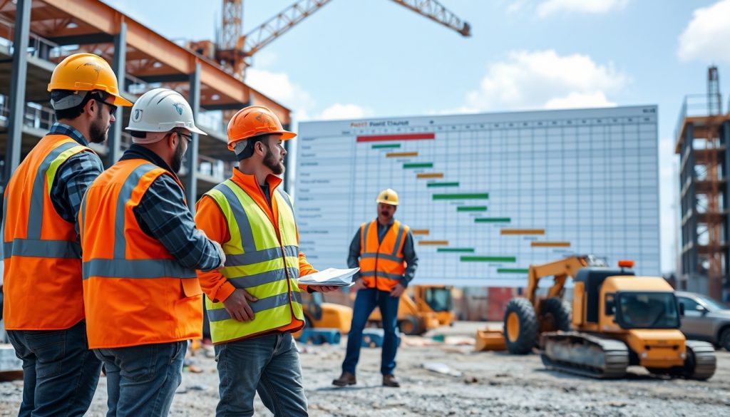 CPM scheduling for construction